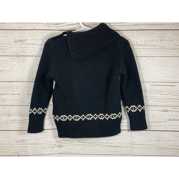 POLO RALPH LAUREN KIDS Sweater Boys 2T Christmas Spellout Logo Alpaca Wool Nylon - Picture 2 of 5